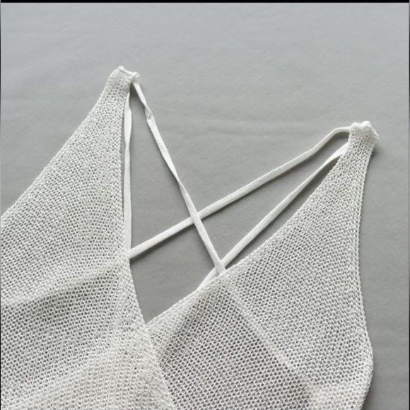 Kenzie High Slit Maxi Open Back Knit Coverup Dress - Picture 5 of 7